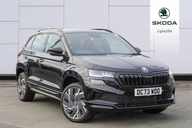 Skoda Karoq SUV 1.5 TSI (150ps) SportLine ACT DSG Estate Petrol Black Magic Pearl Effect