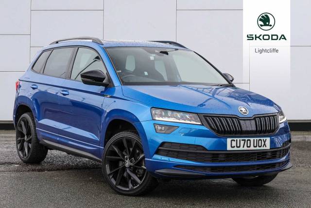 Skoda Karoq SUV 1.5 TSI (150ps) SportLine ACT DSG Estate Petrol Race Blue