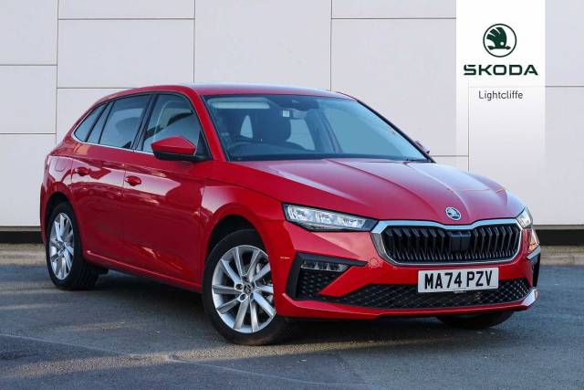 Skoda Scala 5-Dr 1.5 TSI (150ps) SE L DSG Hatchback Petrol Velvet Red