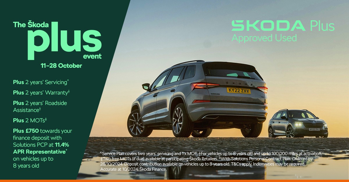 The Skoda PLUS Used Car Event